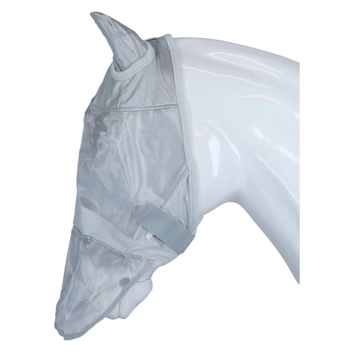 Waldhausen Fly Mask Premium with Ears and Nose Silver Grey