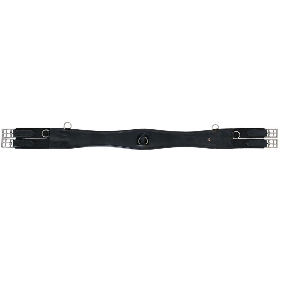 Waldhausen Leather Girth with Ring Black