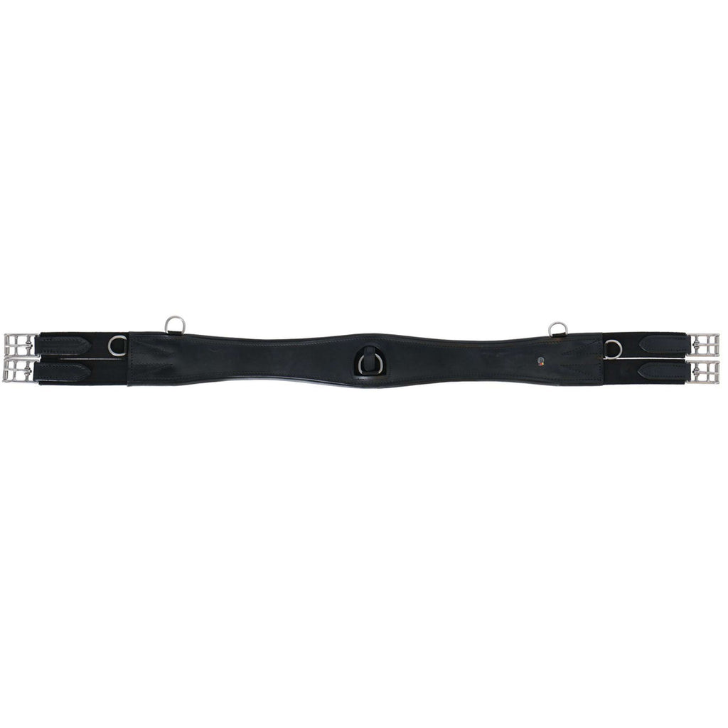 Waldhausen Leather Girth with Ring Black