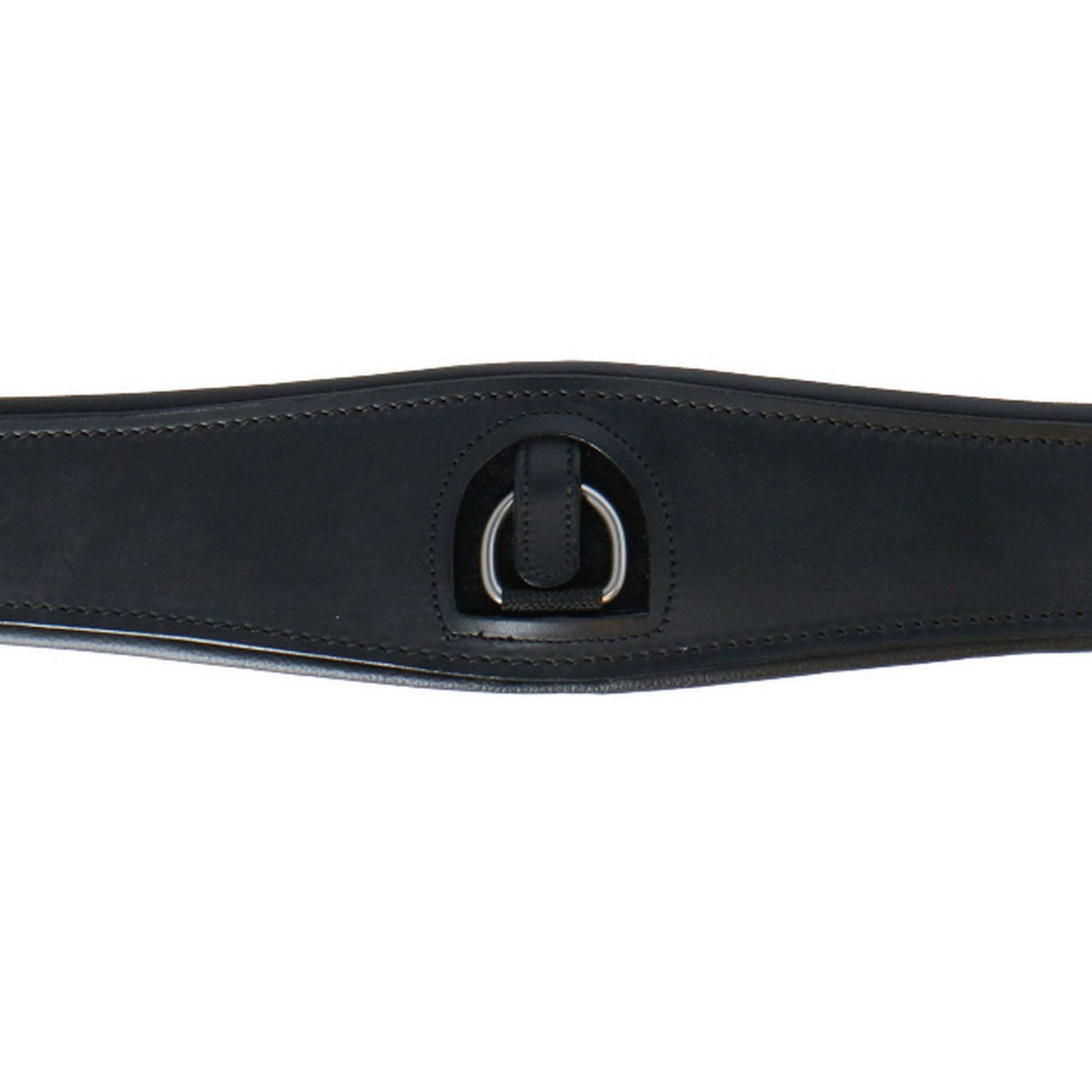 Waldhausen Leather Girth with Ring Black