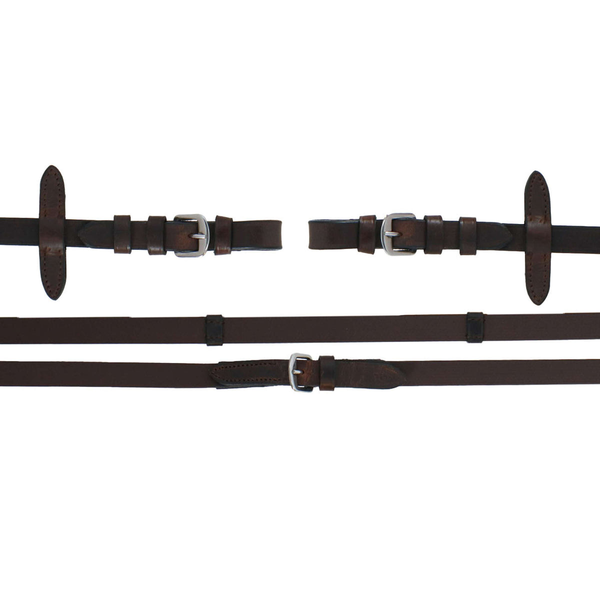 Waldhausen Reins X-Line Rubber with Loops Brown