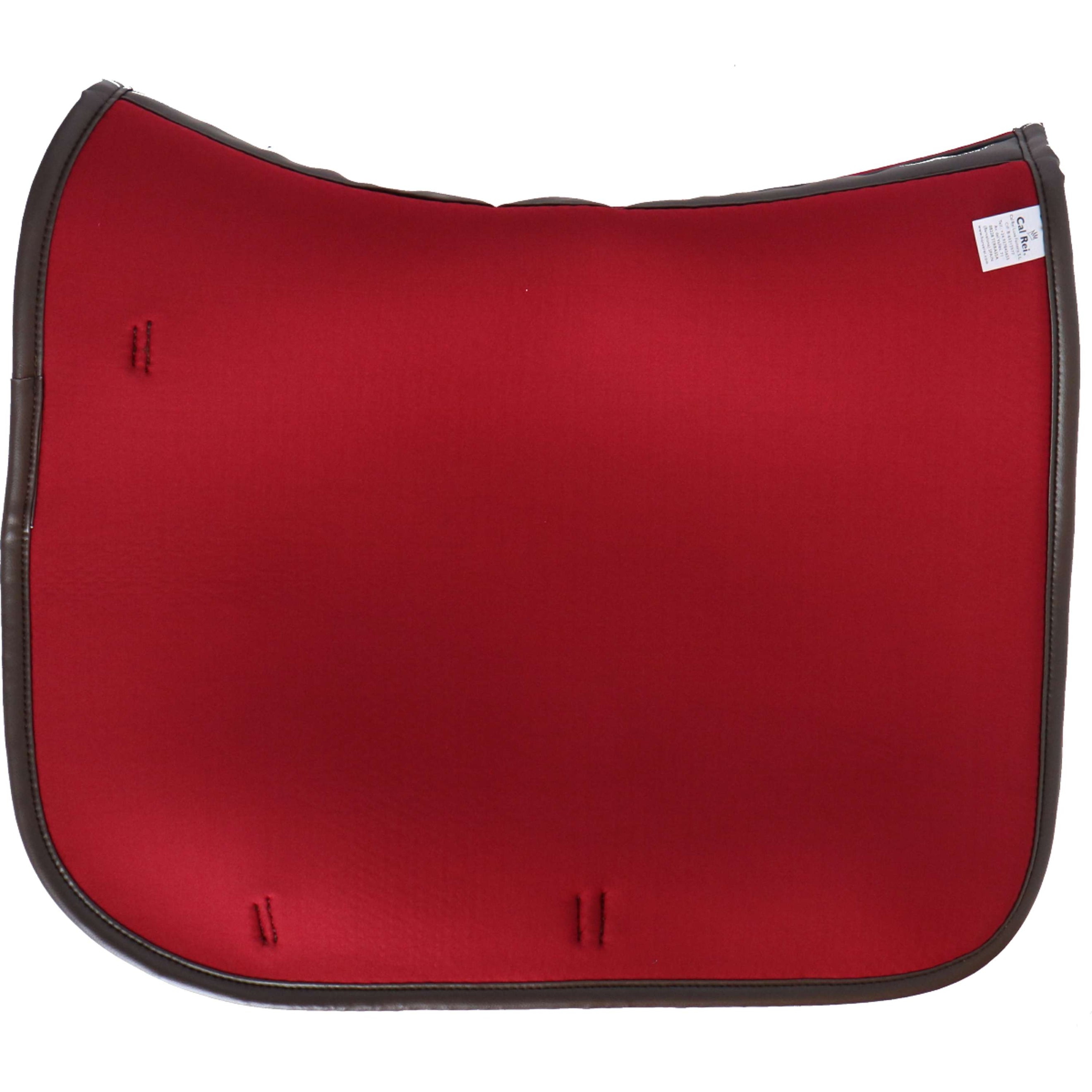 Cal Rei Saddlepad Topacio Dressage Red/Brown