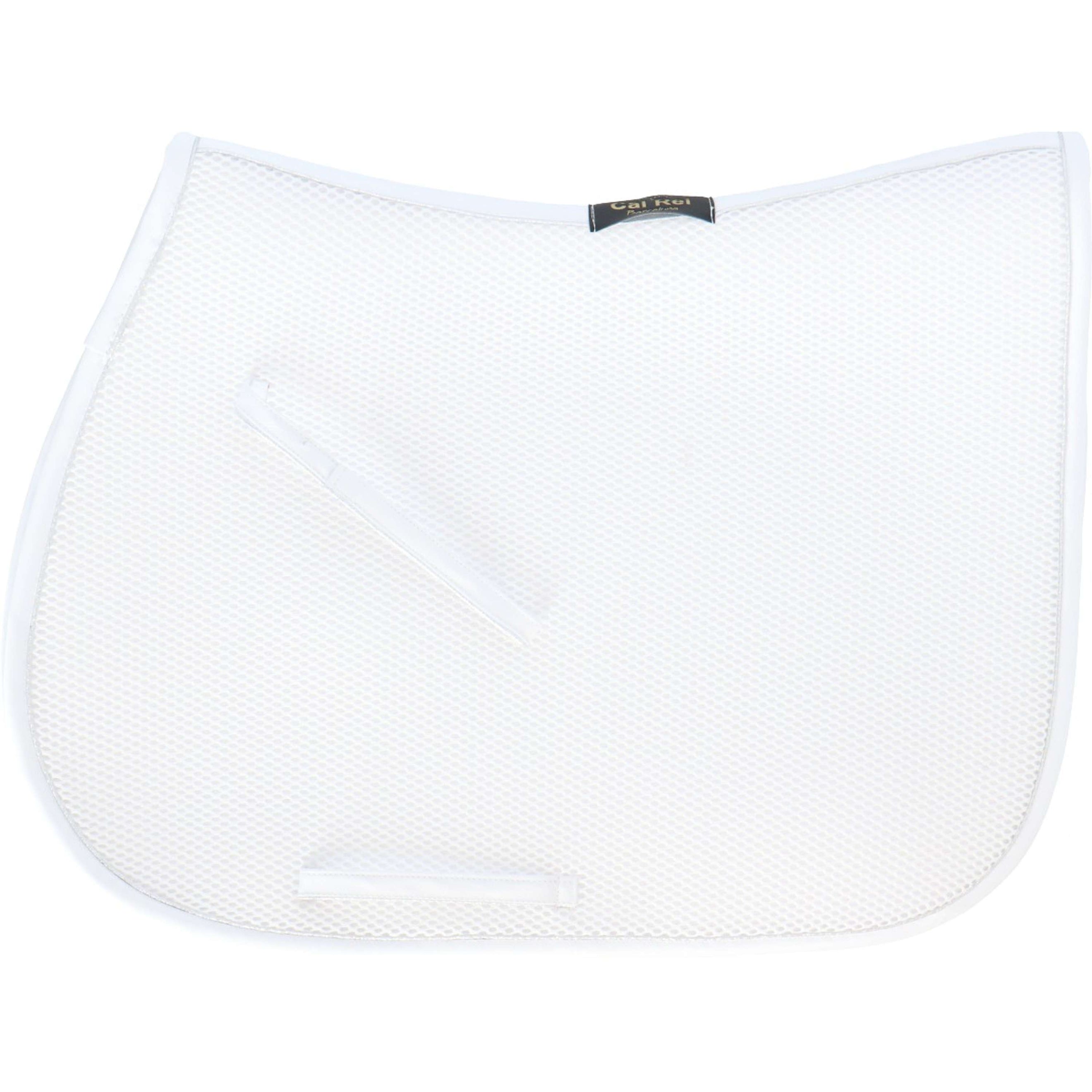 Cal Rei Saddlepad Diamond Jumping White/Silver