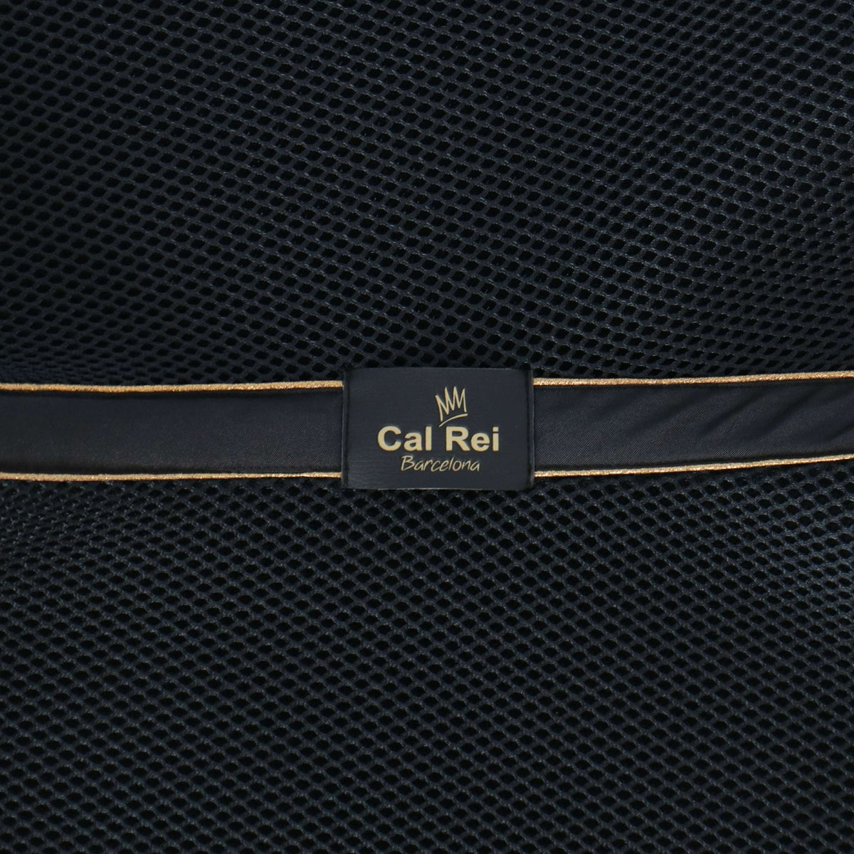 Cal Rei Saddlepad Diamond Jumping Black/Gold