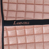 Lami-Cell Saddlepad Sparkling Dressage Old Pink/Black