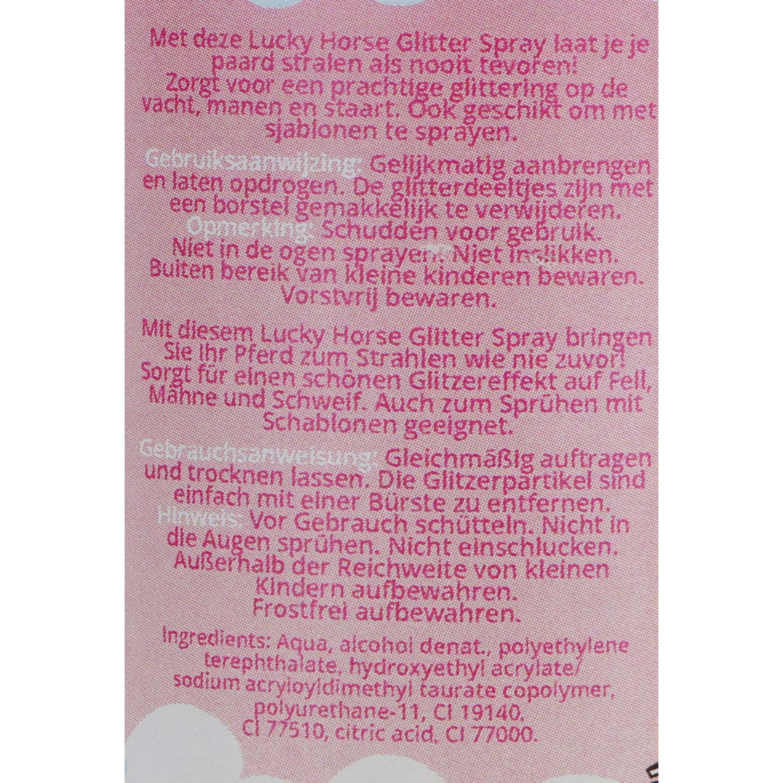 Lucky Horse Glitter Spray Unicorn Turquoise Lucky Horse Glitter Spray Unicorn Turquoise