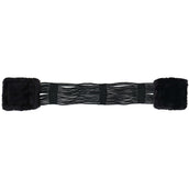 Stübben Cord Girth with Padded Stainless Steel Buckles Black