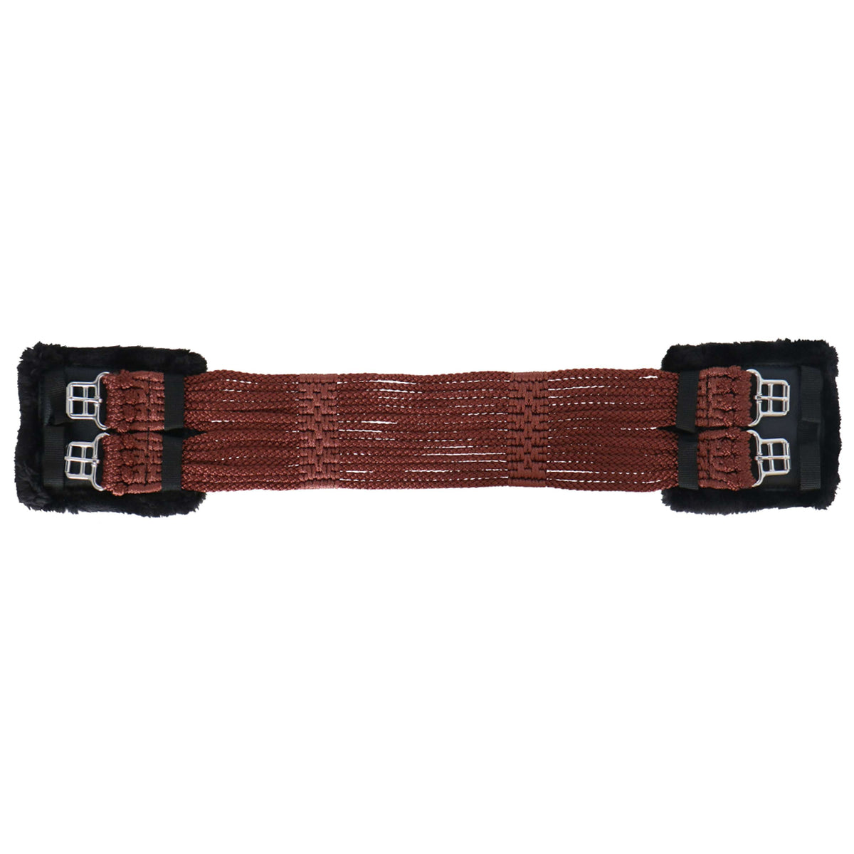 Stübben Cord Girth with Padded Stainless Steel Buckles Brown