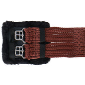 Stübben Cord Girth with Padded Stainless Steel Buckles Brown