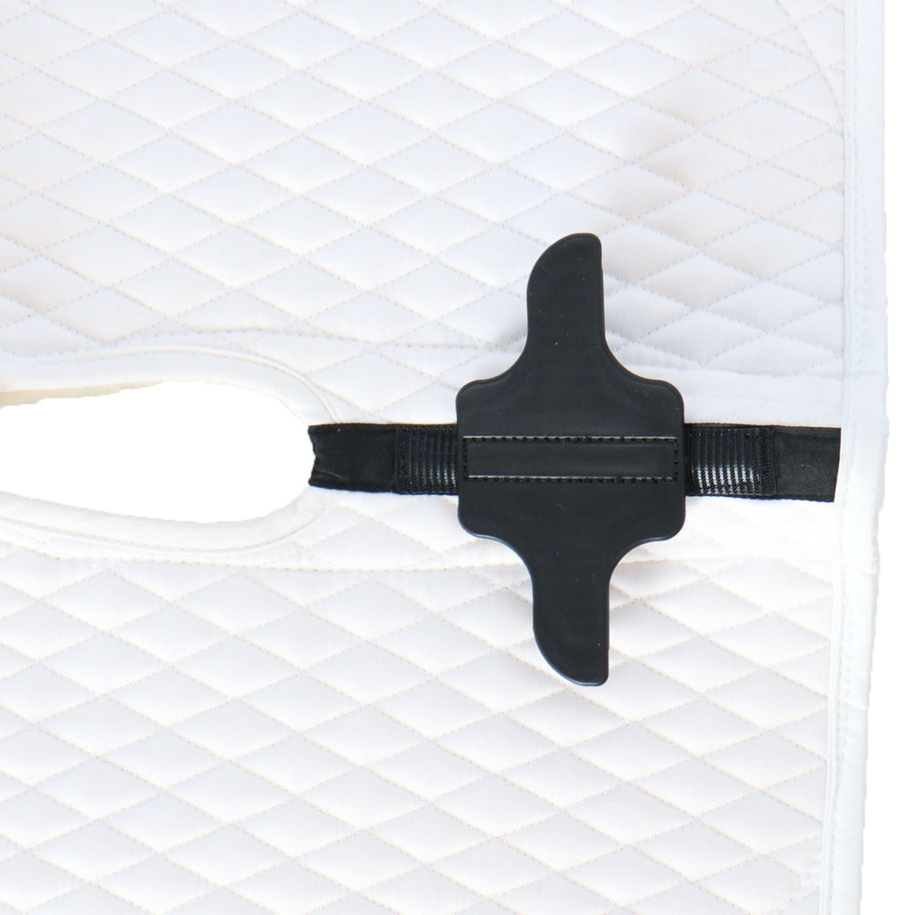 Stübben Saddlepad Streamline Dressage Lambskin White