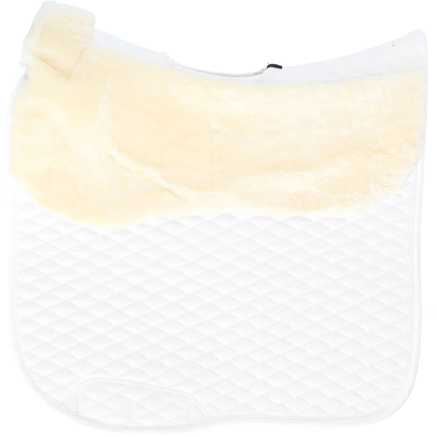 Stübben Saddlepad Streamline Dressage Lambskin White