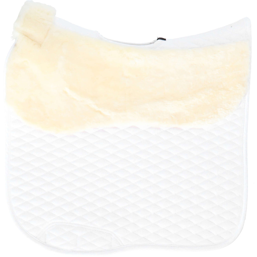 Stübben Saddlepad Streamline Dressage Lambskin White