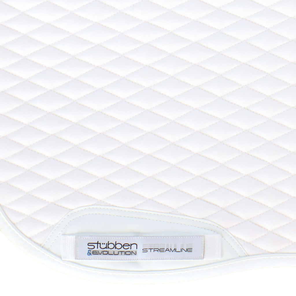 Stübben Saddlepad Streamline Dressage Lambskin White