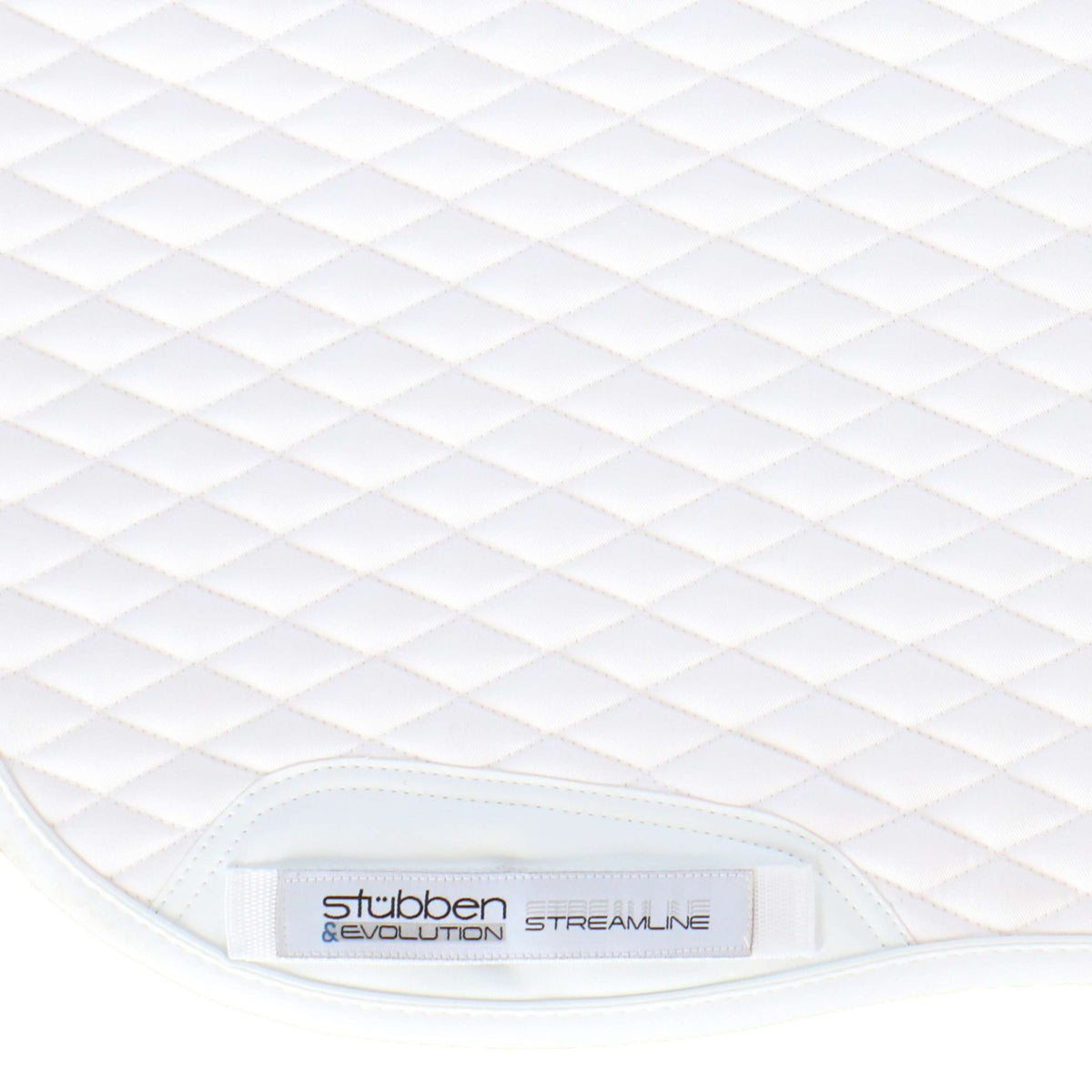 Stübben Saddlepad Streamline Dressage Lambskin White