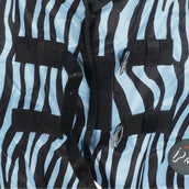 HKM Fly Rug Zebra with a Hood Aqua/Black