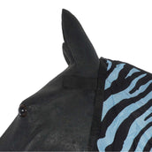 HKM Fly Rug Zebra with a Hood Aqua/Black