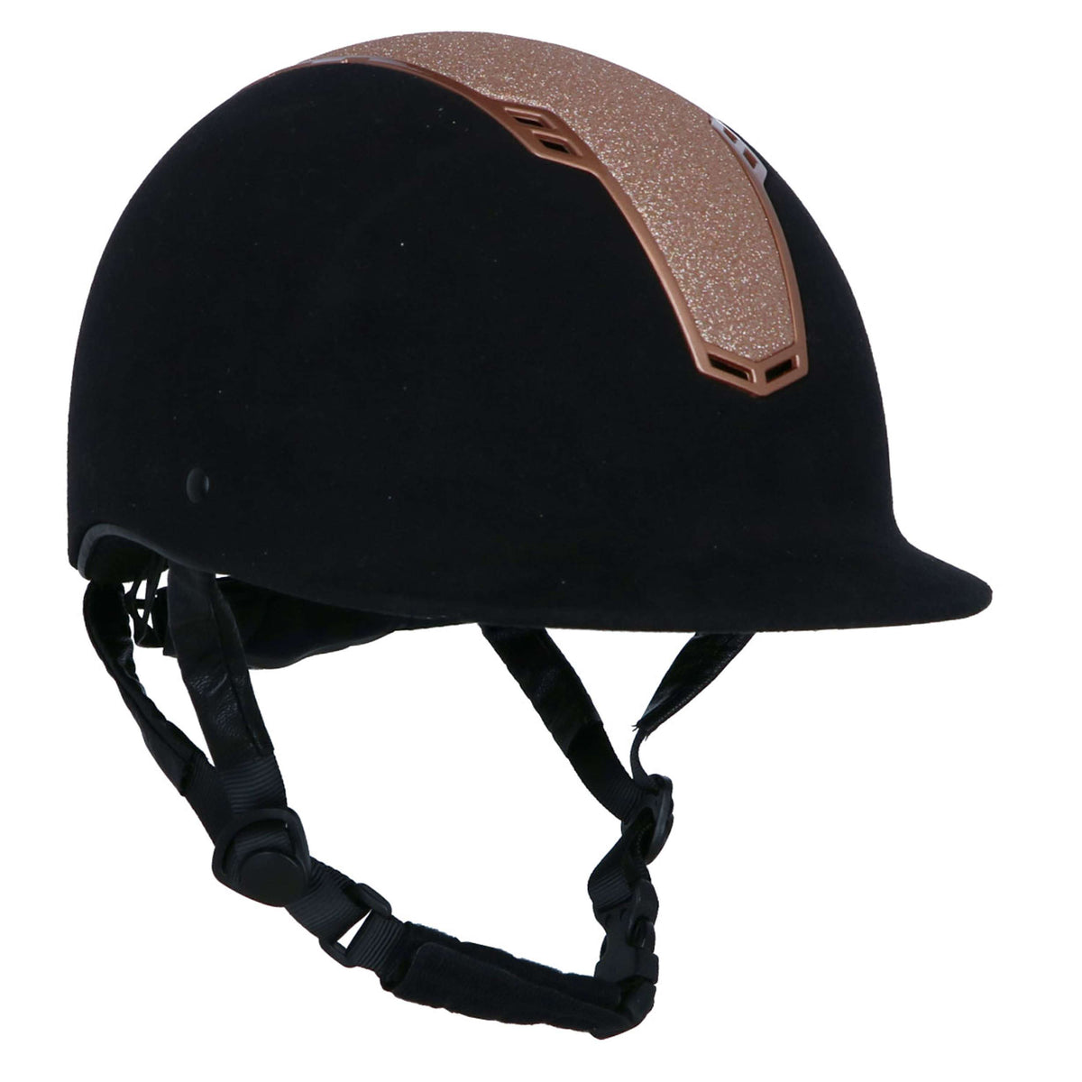 HKM Cap Graz Black/Rosegold