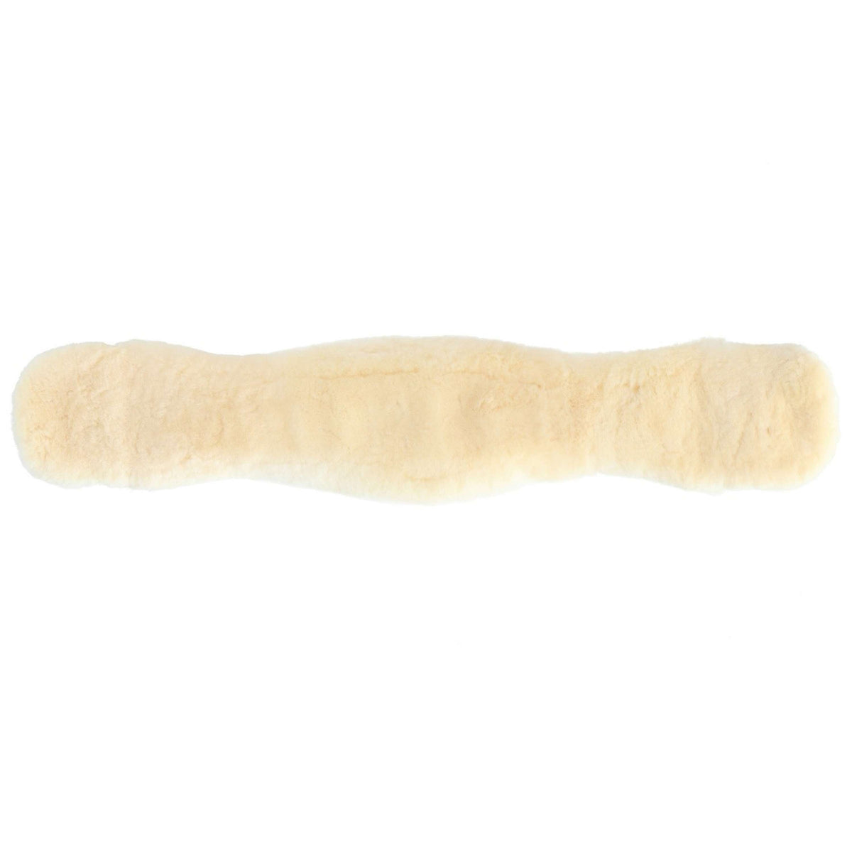 Werner Christ Dressage Girth Anatomic with Fur Black/Natural