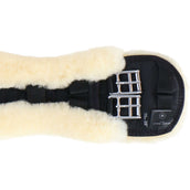 Werner Christ Dressage Girth Anatomic with Fur Black/Natural