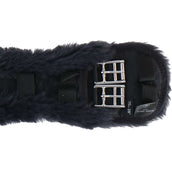 Werner Christ Dressage Girth Anatomic with Fur Black/Anthracite