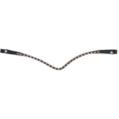 Montar Browband Plum Honey Crystal Black