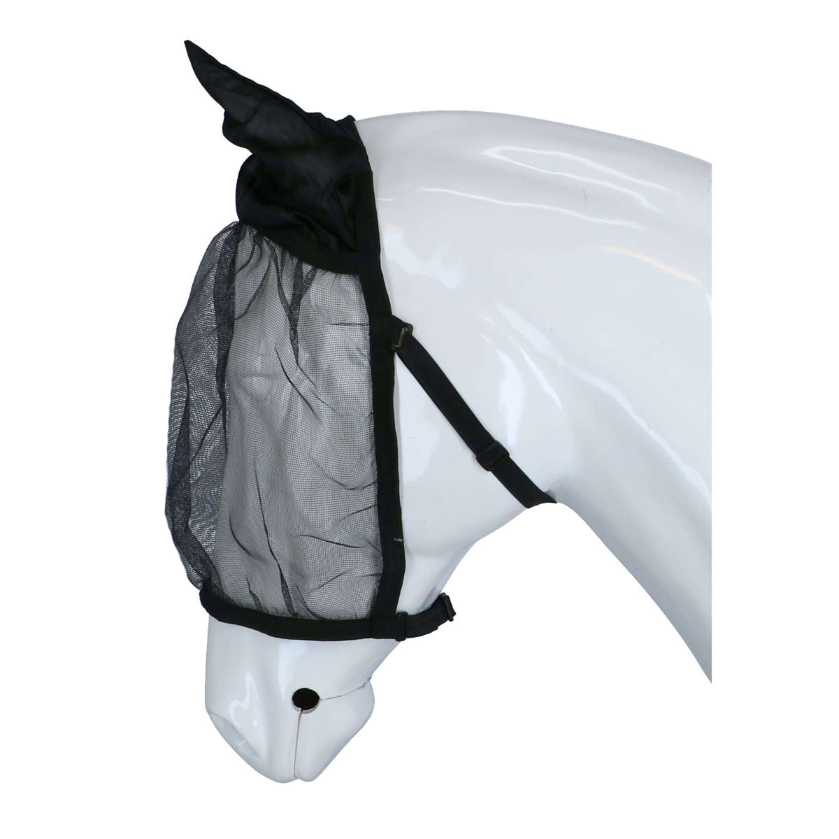 Waldhausen Fly Mask Basic with Ears Black