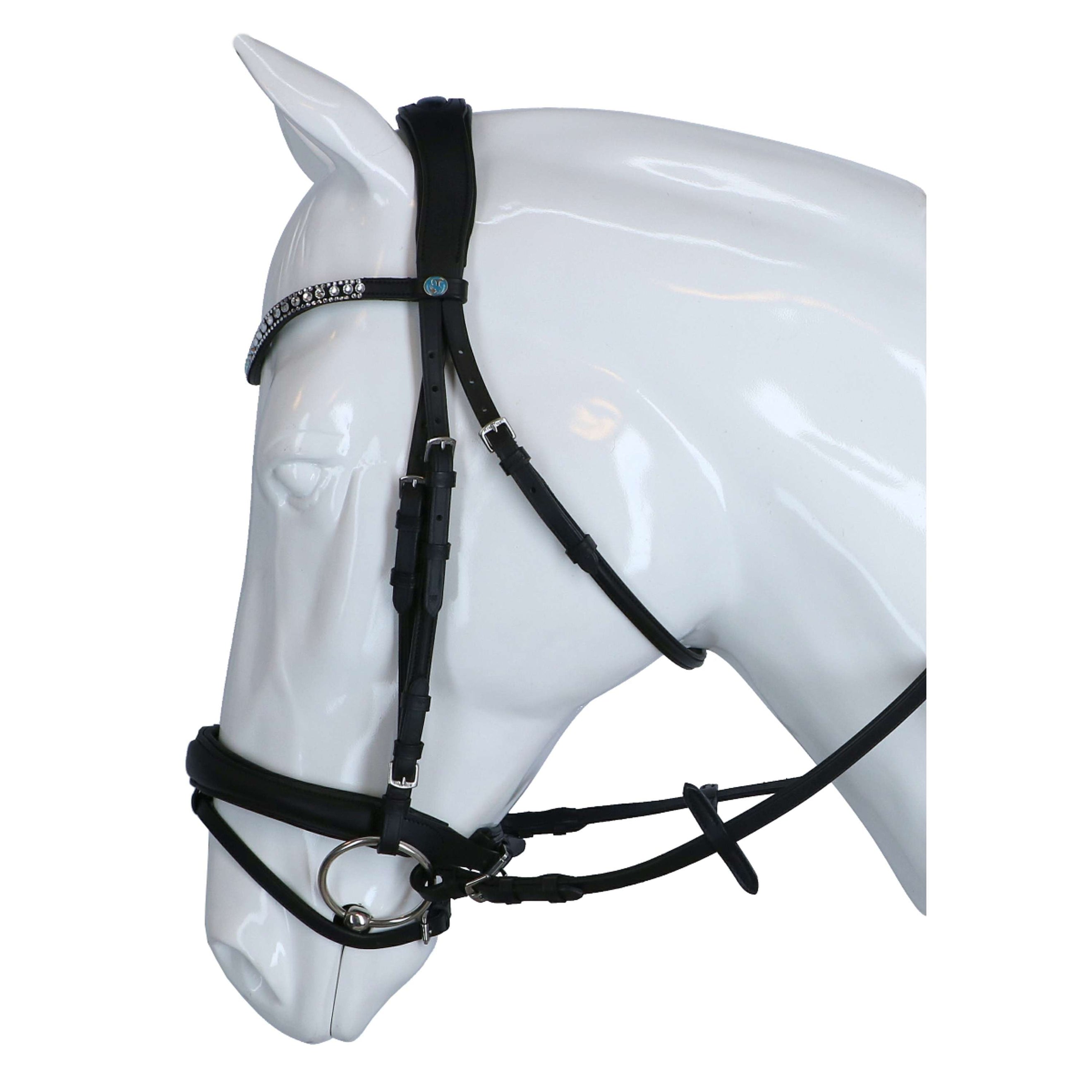 Kieffer Snaffle Bridle Romana Essentials SI-8235 Black