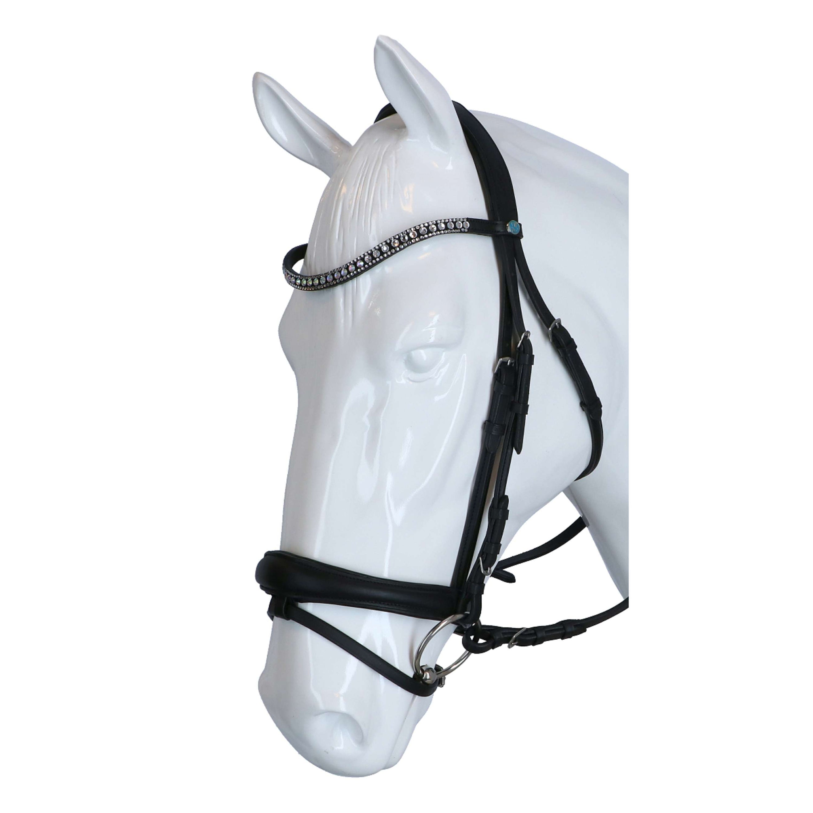 Kieffer Snaffle Bridle Romana Essentials SI-8235 Black