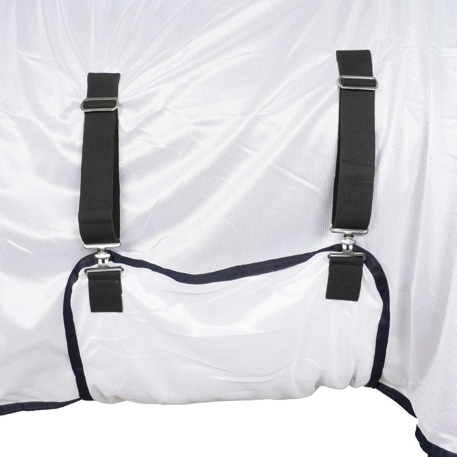 HKM Fly Rug Lyon with Neck Part White