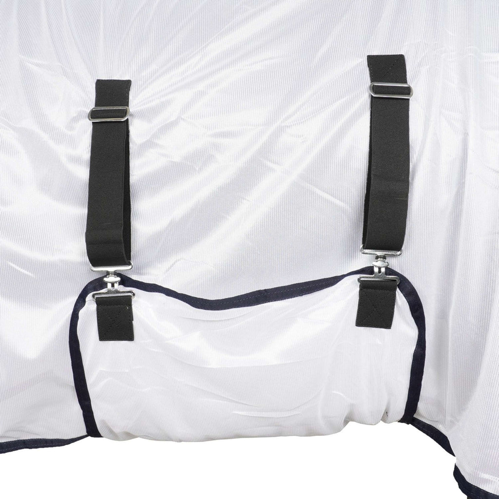HKM Fly Rug Lyon with Neck Part White