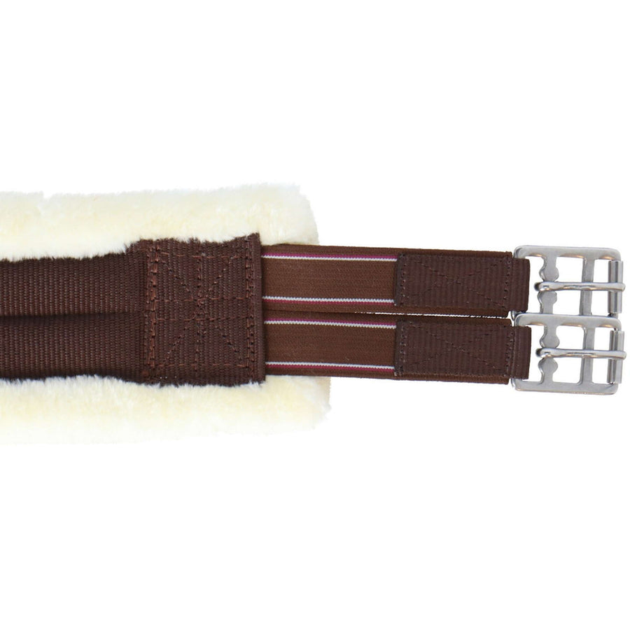 HKM Girth Teddy Brown/Cream