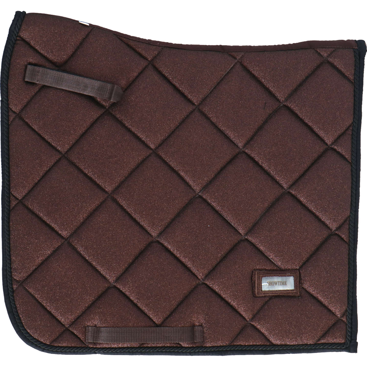 HB Saddlepad Mahonie Glitter Dressage Mahogany