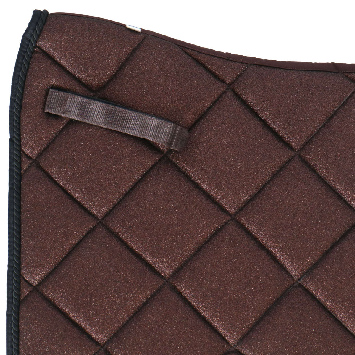 HB Saddlepad Mahonie Glitter Dressage Mahogany