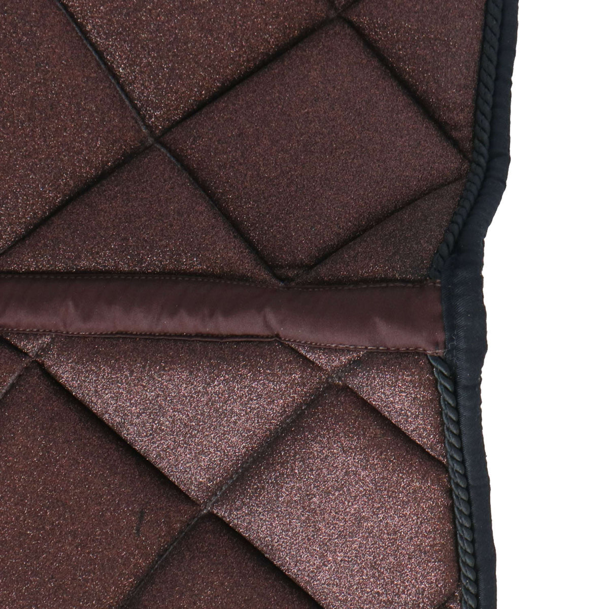 HB Saddlepad Mahonie Glitter Dressage Mahogany