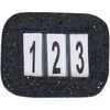 HB Starting Number Glitter Black