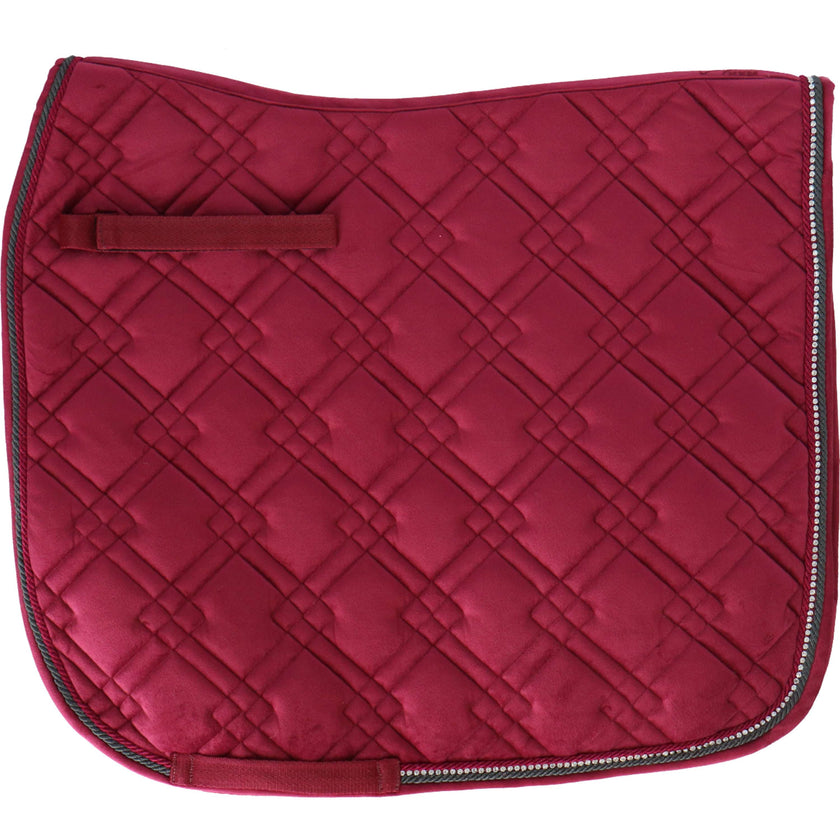 HKM Saddlepad Berry Dressage WineRed