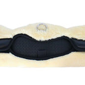 Catago Dressage Girth Faux Fur Black