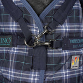 Rhino Plus Turnout Heavy Varilayer 450g Navy Check/Indigo