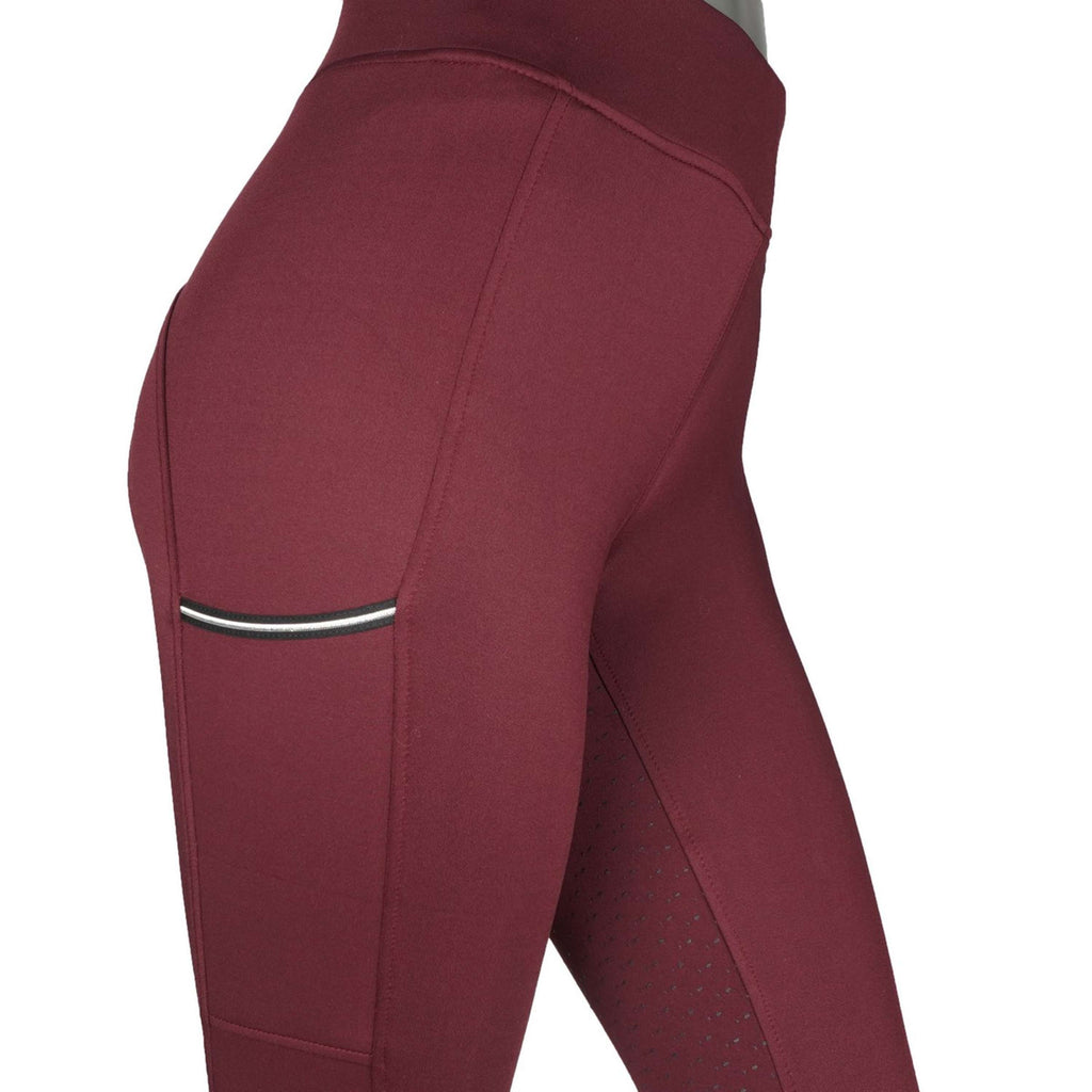 EQUITHÈME Riding Legging Brigitte Bordeaux