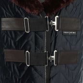 EQUITHÈME Stable Rug Velvet Teddy Black