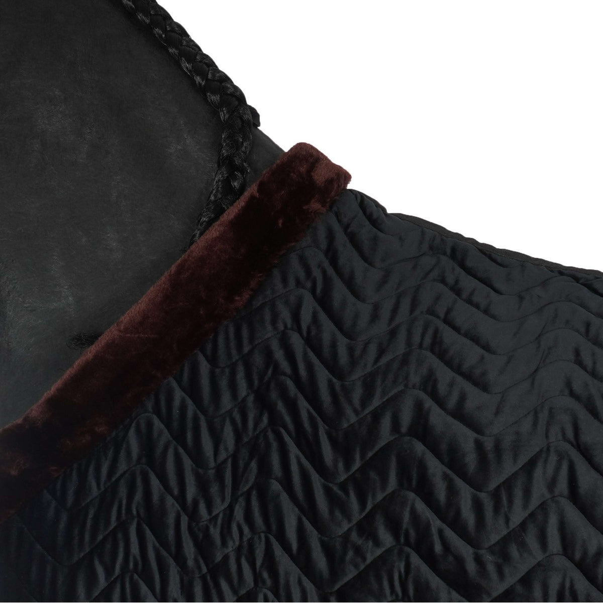 EQUITHÈME Stable Rug Velvet Teddy Black