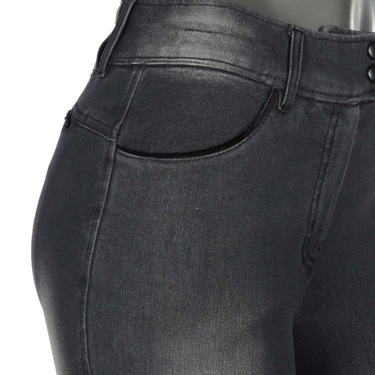 PK Breeches James Knee Grip Black/Grey/Jeans