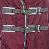 Weatherbeeta Fleece Rug Cooler Standard Neck Maroon/Grey/White