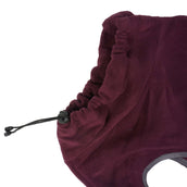 Weatherbeeta Dog Coat Comfitec Fleece Zip Maroon/Grey