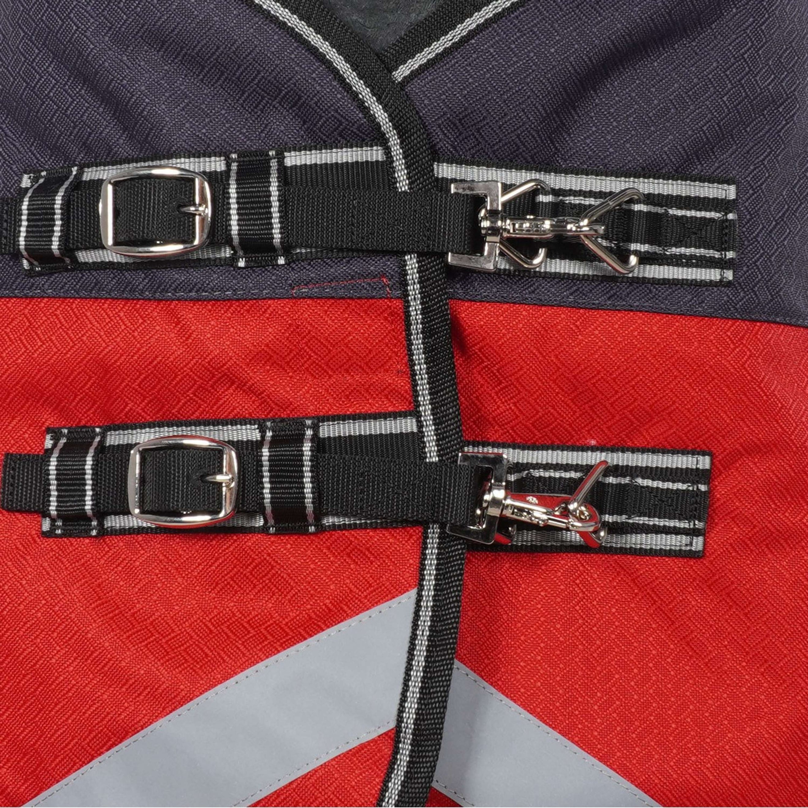 WeatherBeeta Winter Rug ComFiTec Plus Dynamic II Detach-A-Neck Medium 220g Black/Red/Silver