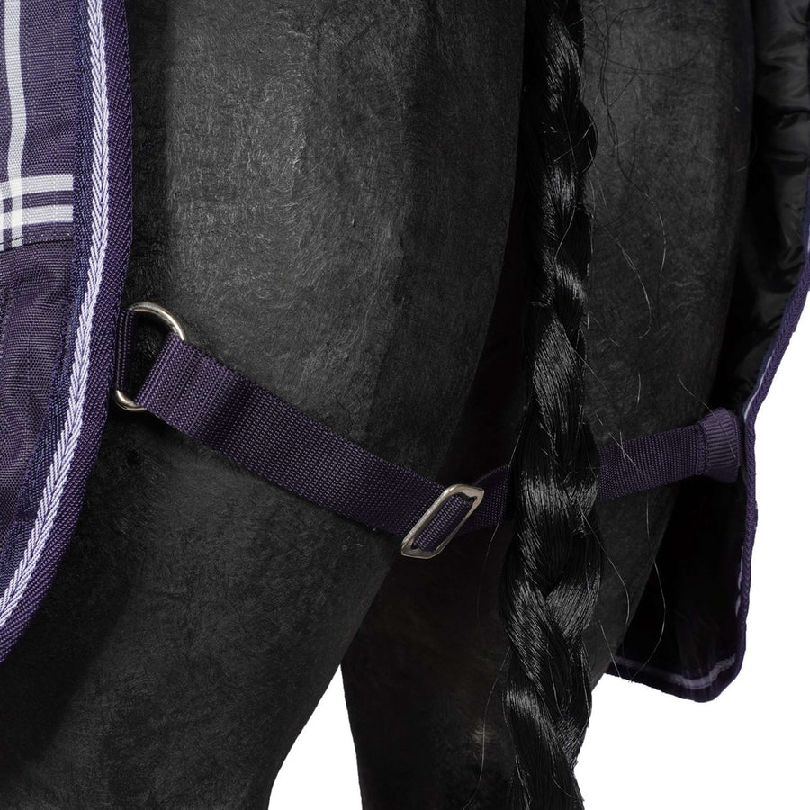 Saxon Rug Defiant 600D Combo Neck Heavy 300g Navy Plaid