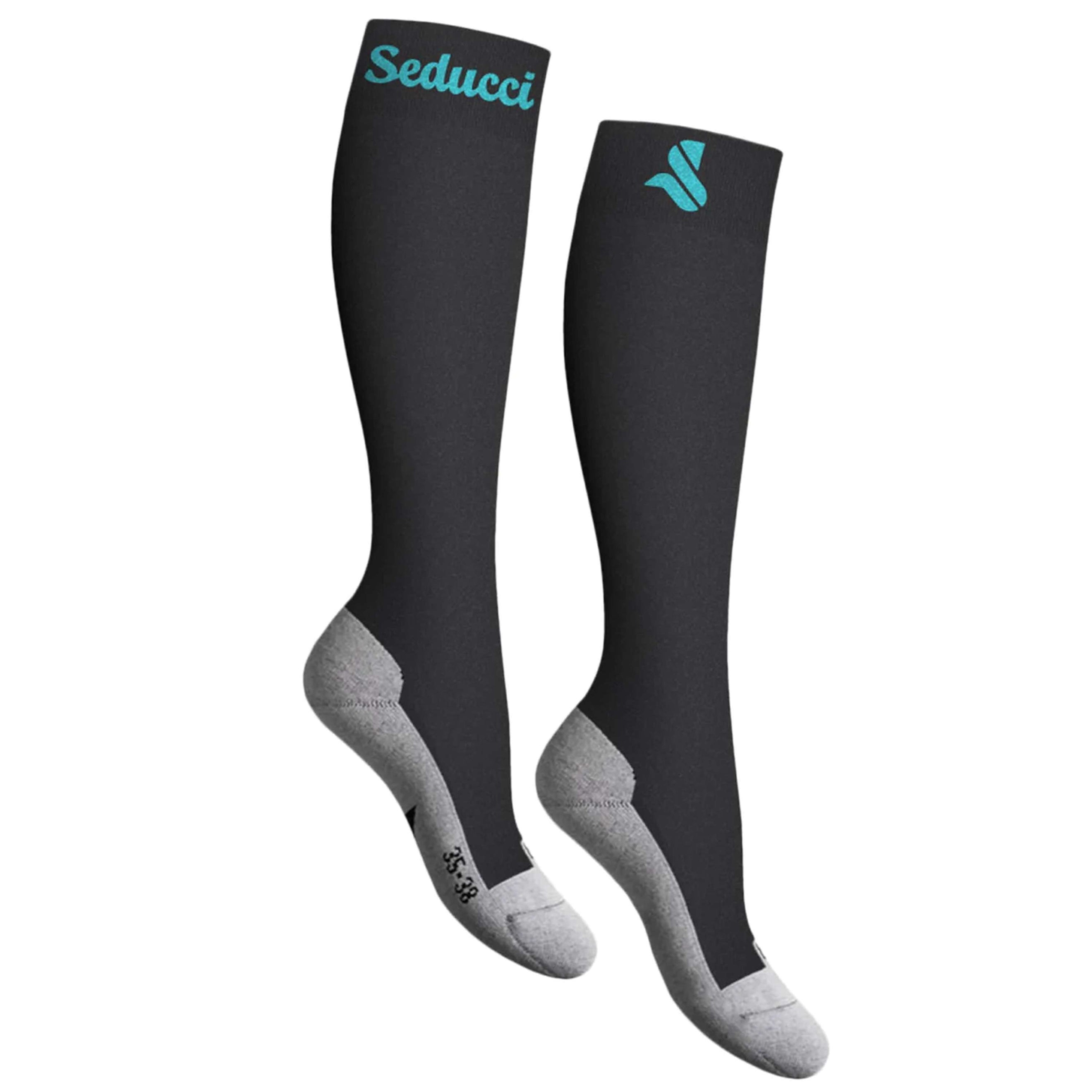 Seducci Socks Pro AG+ Iron/Turquoise