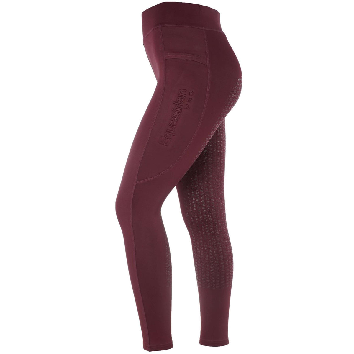 Horka Riding Legging Pro Embossed Wine