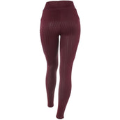 Horka Riding Legging Pro Embossed Wine