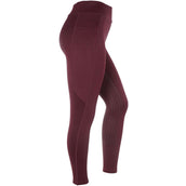 Horka Riding Legging Pro Embossed Wine